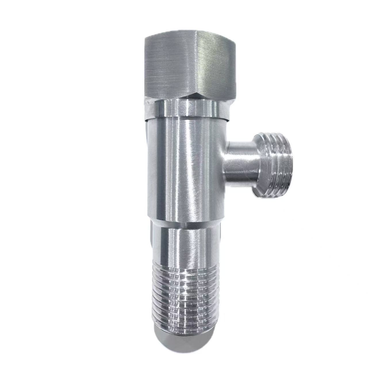 I-Brushed Stainless Stainless Bathroom Angle Valve