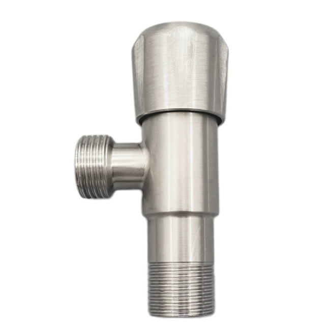 I-Brushed Stainless Stainless Universal Hot And Cold Water Angle Valve