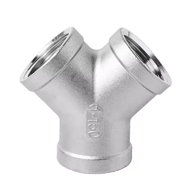 I-BSP Stainless Steel Y-uhlobo lweTee Yendoda Enentambo
