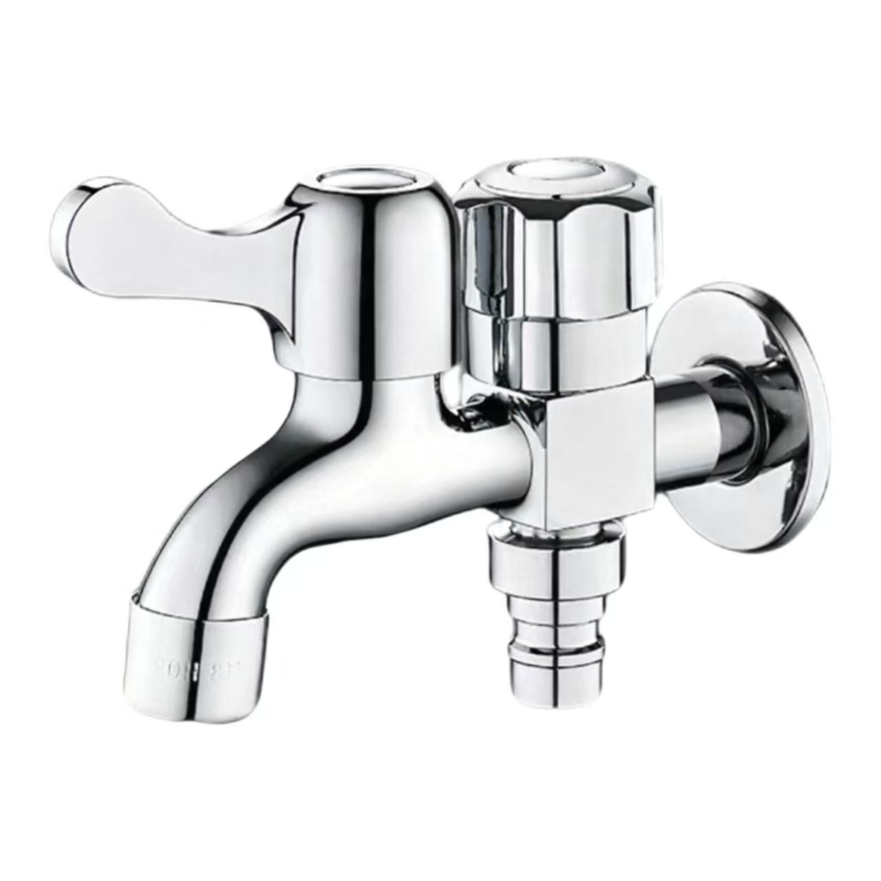 Ukulawula Okukabili Umshini wokuwasha we-Dual-Outlet Faucet