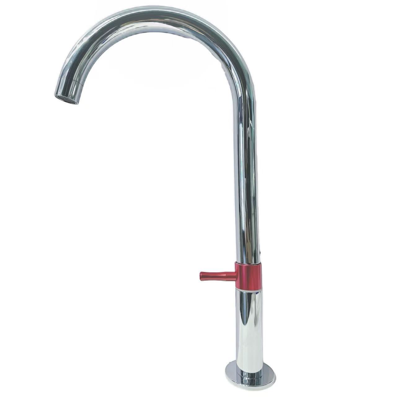 Ecwebezelayo High-Arch Gooseneck Single Ikhishi Elibandayo Sink Faucet Ecwebezelayo High-Arch Gooseneck Single Ikhishi Elibandayo Sink Faucet