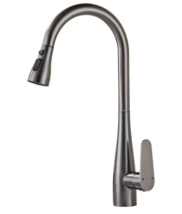 I-Gunmetal Gray High-Arc Gooseneck Eshisayo Nebandayo Yekhishi Lokudonsa Umpompi