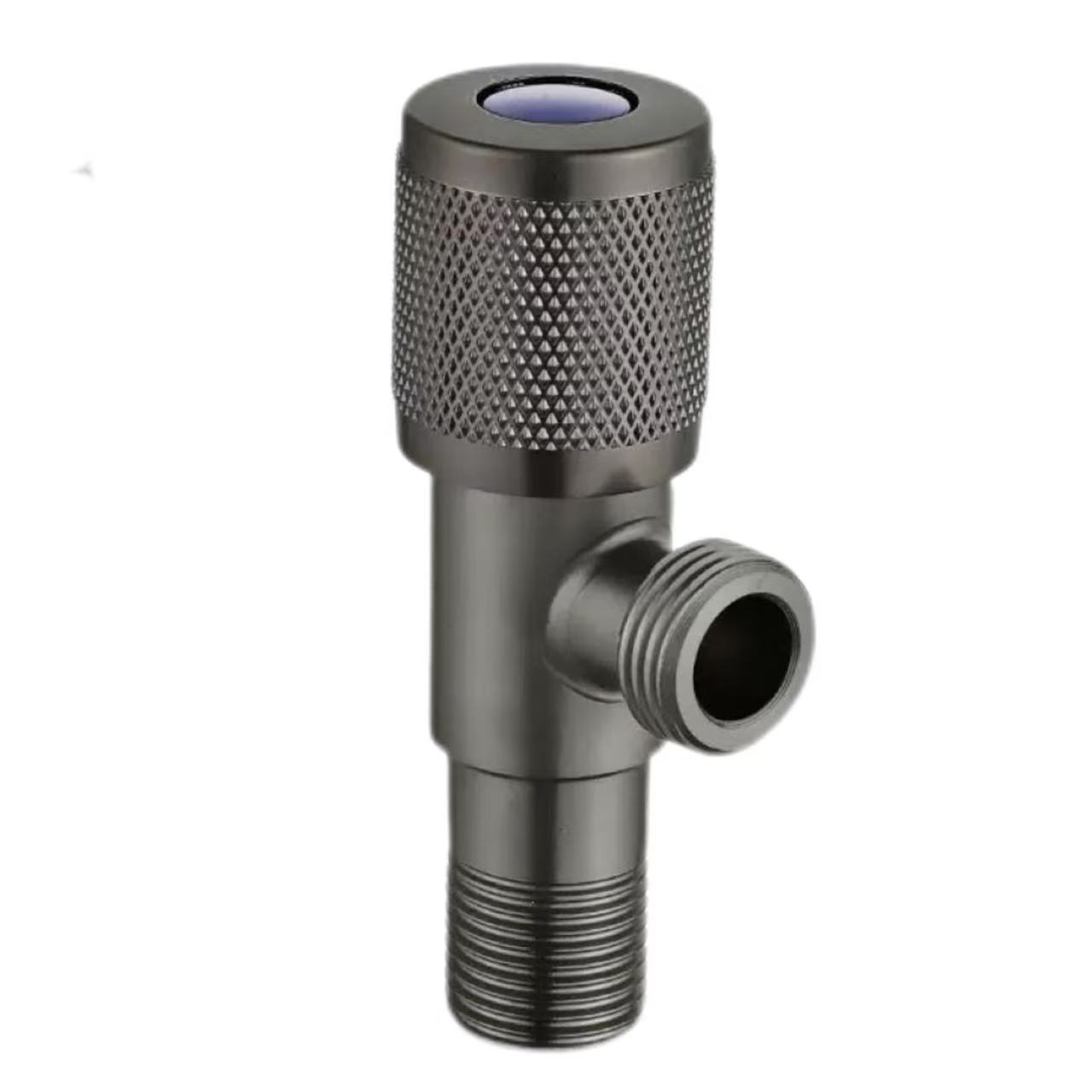 I-Gunmetal Knurled Handle Ivalve Yokufaka Amanzi Ashisayo Futhi Abandayo