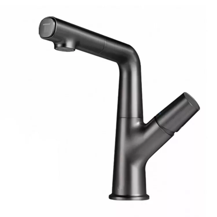 Lift Pull-Out Swivel Basin Faucet