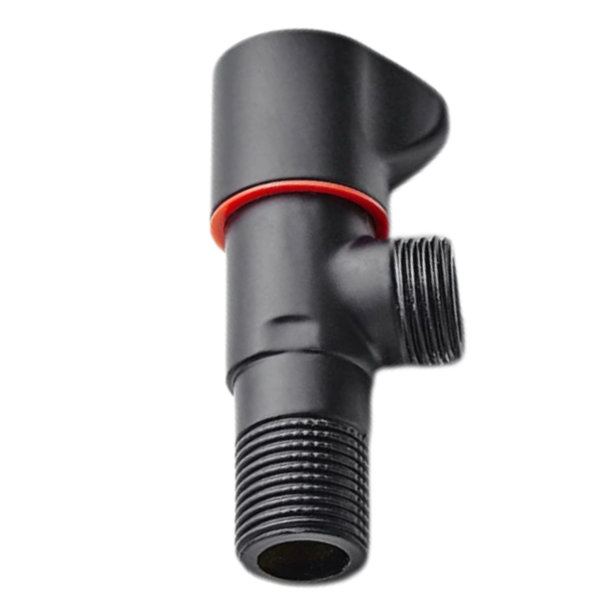 I-Matte Black Universal Hot and Cold Angle Valve Set
