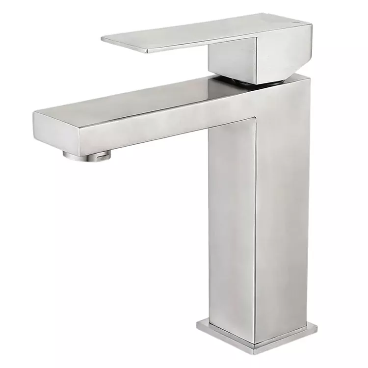 I-Minimalist Geometric Hot And Cold Basin Faucet