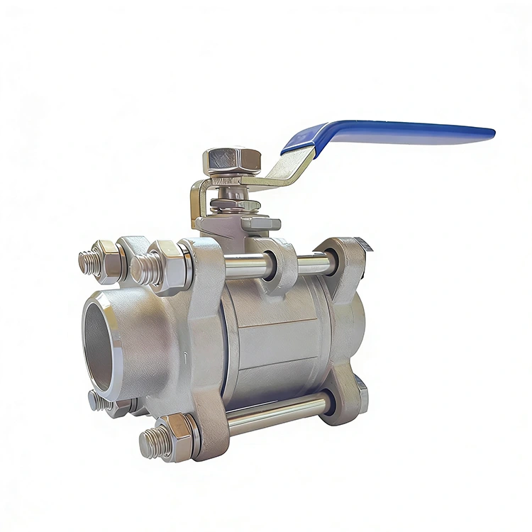 I-PN16 3PC Socket Weld Ball Valve