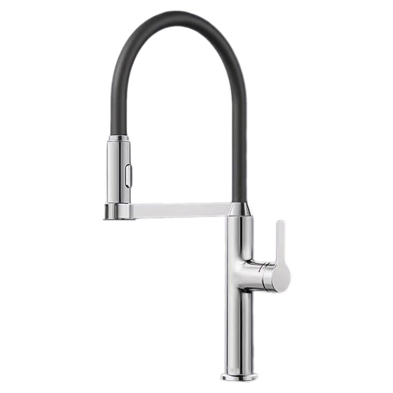 I-Silicone Curved Tube-Single-Handle Umpompi Wamanzi Abandayo Wokucwila