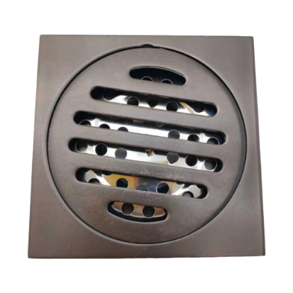 I-Titanium Gray Shield Square Drain